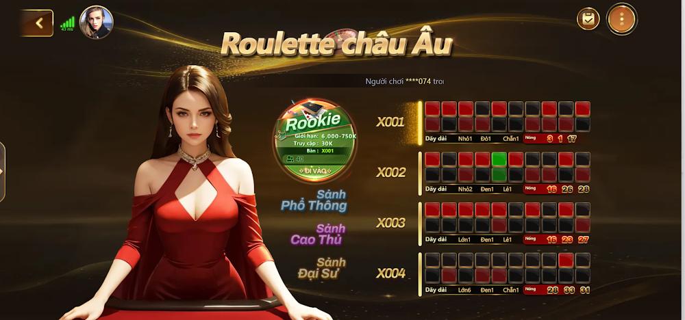 Luật chơi game Roulette Sodo6789